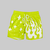 Highly UNDRTD Shorts - Prayers - Lime Yellow - US5216