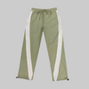 Rebel Minds Track Pants - Striped Nylon - Sage - A00-14405