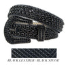 DNA Belt - Black Leather / Black Stone - 343
