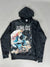 Majestik Hoodie - Men's Frlss Rhine Stone Tapestry Cut & Sew - Black - FT2458