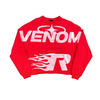Vie+Riche Crewneck - Venom Cropped Crew - Red - VR1053