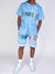 Cookies Short Set - On The Block - Sky Blue - CM232KST02