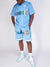 Cookies Short Set - On The Block - Sky Blue - CM232KST02