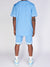 Cookies Short Set - On The Block - Sky Blue - CM232KST02