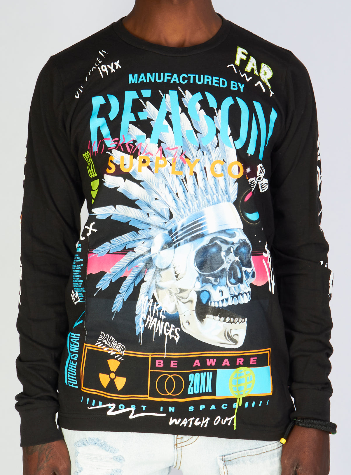Reason Jacket - Graffiti Puffer - Brown - RCP-08