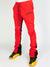 Politics Super Stacked Sweatpants - Red And Black - Foster702