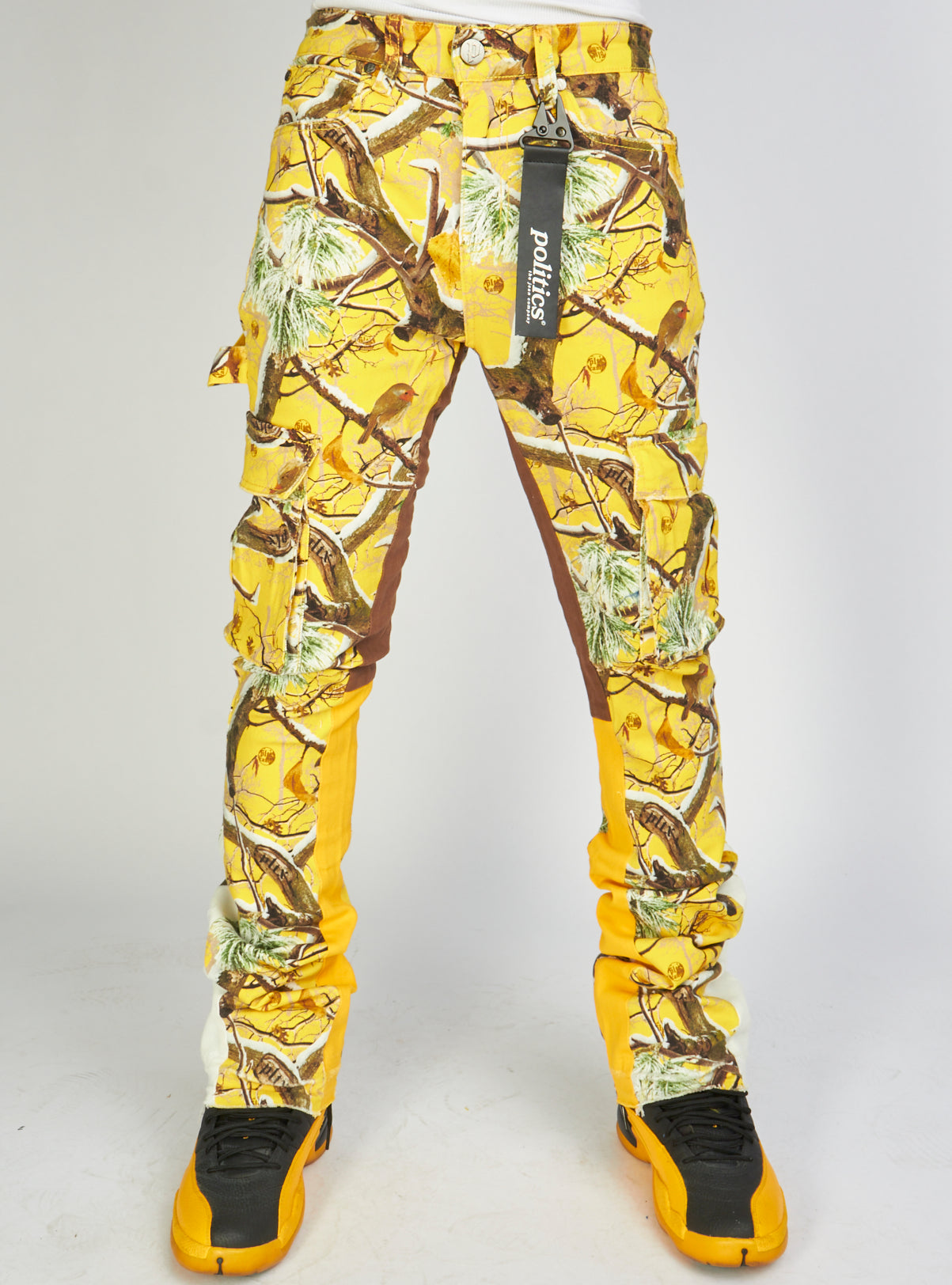 Reversible Pants With Camo Jacquard - Men - Ready-to-Wear