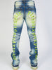 Politics Jeans - EmbroideredSkinny Stacked Flare Mac - Medium Blue- 510