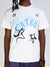 Retro Label T-Shirt - 1'S UNC TOE Goated SS  - White