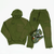 8&9 Hoodie - Prey Fleece - Olive