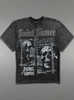 Rebel Minds T-Shirt - Whispers Rhinestone Crop Tee - Black - 610-11129