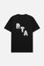 RTA T-Shirt - Collegiate Broken Dreams - Black - MU24K627