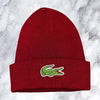 Lacoste Hat - Contrast Beanie - Burgundy - RB1081 51 476