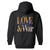 Outrank Hoodie - Love And War - Black - OR2699H