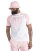 Makobi Adorni Raglan T-Shirt in Pink - M119