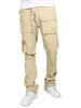 Makobi Track Pants - M1625 Sartoni Nylon Stacked - Khaki