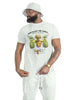 Makobi Angelo T-Shirt in White - M393