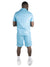 Makobi Shirt - M429 Bellucci Vegan Leather - Blue