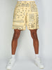 Politics Shorts - Cream Bandana- Hughes621