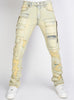 Politics Jeans - Murphy - Light Sand Blast - Skinny Stacked Cargo Zip Flare - 511