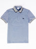 Lacoste Polo - Striped Collar - Blue-KXB - PH1924 51 VMI