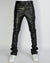 Waimea Stacked PU Leather Pants - Black - M5793D