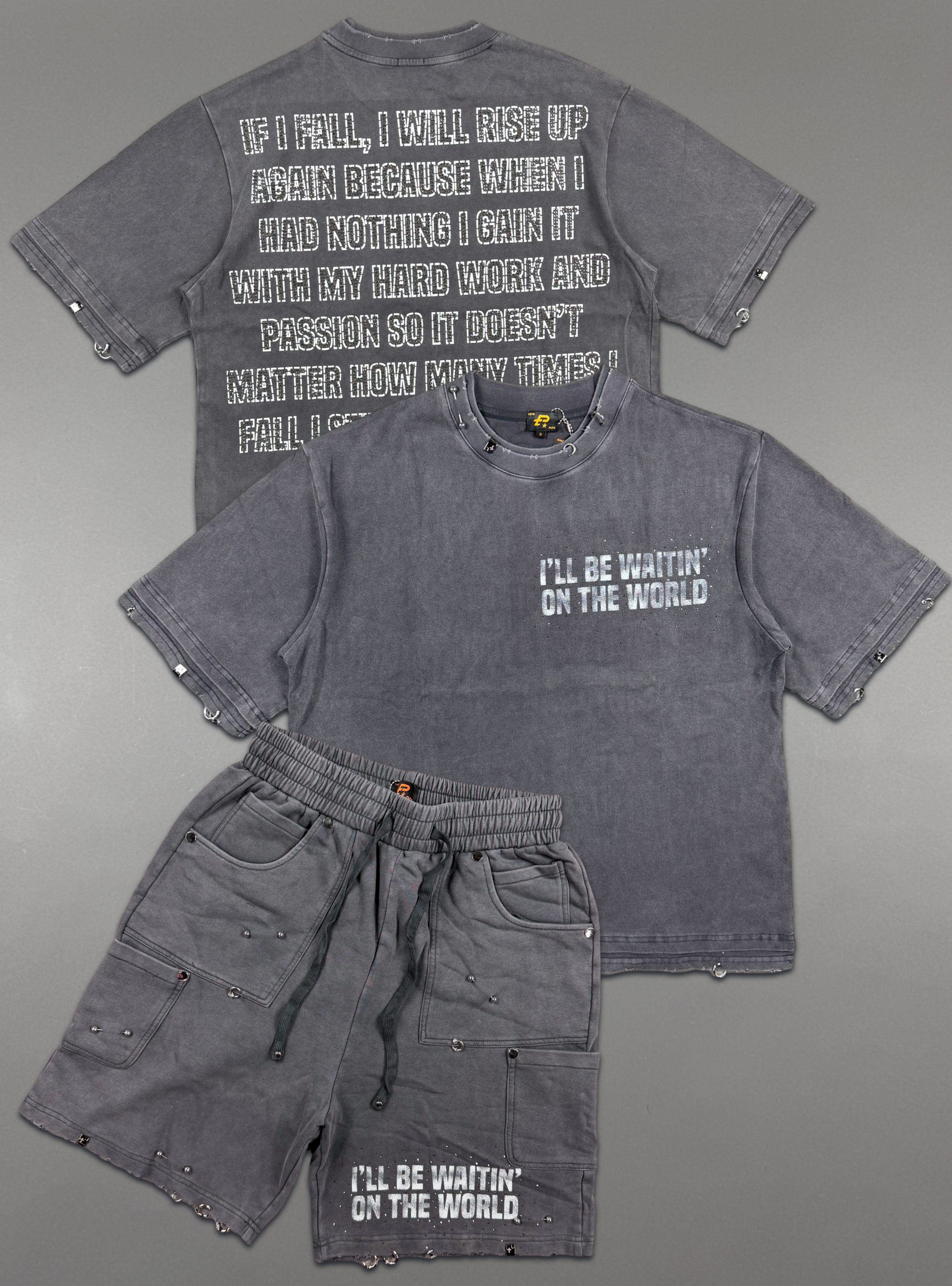 Politics Short Set - Zylar/Quinn - Grey - 301-309 – Vengeance78