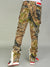 NME Jeans - Monty - Stacked Flare -  Camo, Cream And Khaki - 502