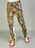 NME Jeans - Monty - Stacked Flare -  Camo, Cream And Khaki - 502