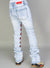 NME Jeans - Pryor - Stacked Light Blue And Red - 502