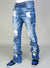 NME Jeans - Will - Stacked Cargo - Blue Wash - 503