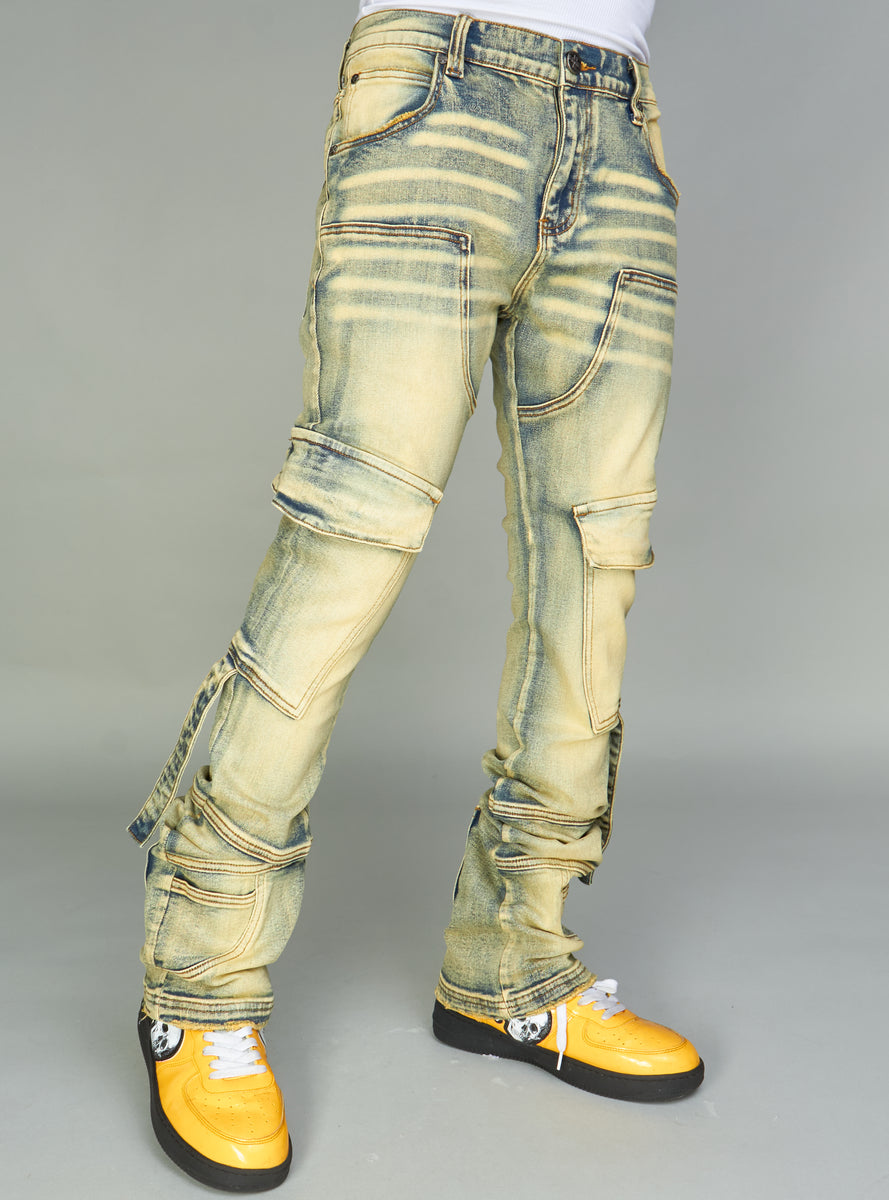 NME Jeans - Foxx - Cargo Stacked - Vintage Wash - 501 – Vengeance78