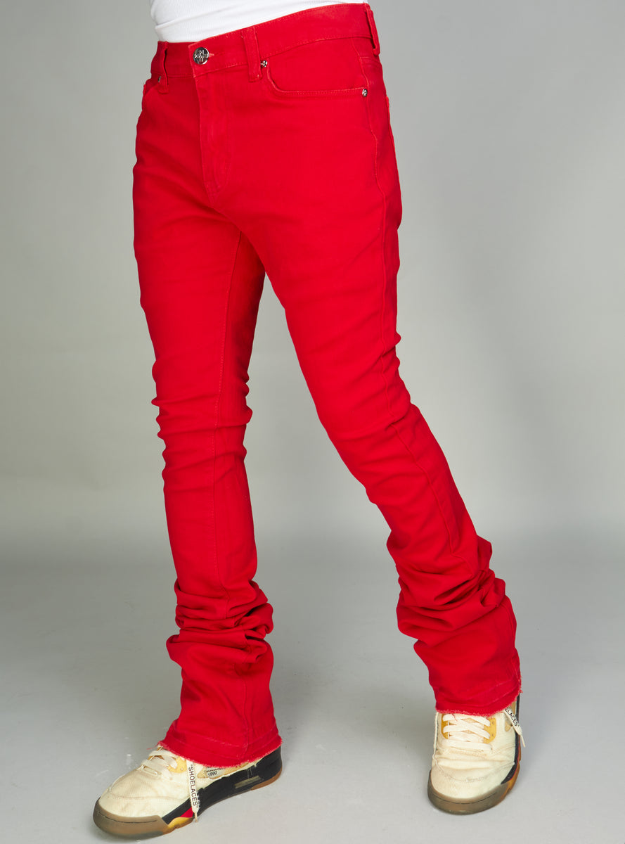 NME Jeans Steve Stacked Red 503 Vengeance78