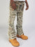 Majestik Jeans - Nirvana Rip And Frayed Stacked Pants - Hunter Camo - DL2260