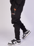 Roberto Vino Sweatsuit - Thunder - Black And Orange - RVHO1-23