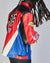 Politics Jacket - Leather Moto Racing - Beloved - Red And Black  - 571