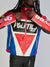 Politics Jacket - Leather Moto Racing - Beloved - Red And Black  - 571