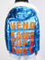 Vengeance78 Jacket - Vengeance Of Cincy Puffer - Metallic Blue And Orange