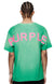 Purple-Brand T-Shirt - SS Fern Worddmark - Green - P104-JFGT423