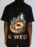 G West T-Shirt - NYC Bagel And Donut - Black - GWPBAST5007