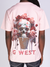 G West T-Shirt - Ice Cream Skull - Pink - GWPBAST5006