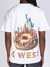 G West T-Shirt - NYC Bagel And Donut - White - GWPBAST5007