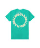 Paper Plane T-Shirt - Crew Love Supreme Tee - ISLAND GREEN - 200355