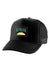 Outrank Hat - Sunset Foam Trucker - Black - QSH233