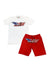 Rawyalty Short Set - Raw USA - White And Red