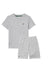 Lacoste Kids Short Set - Plain Cotton - Grey Chine - TJ1122-51-CCA