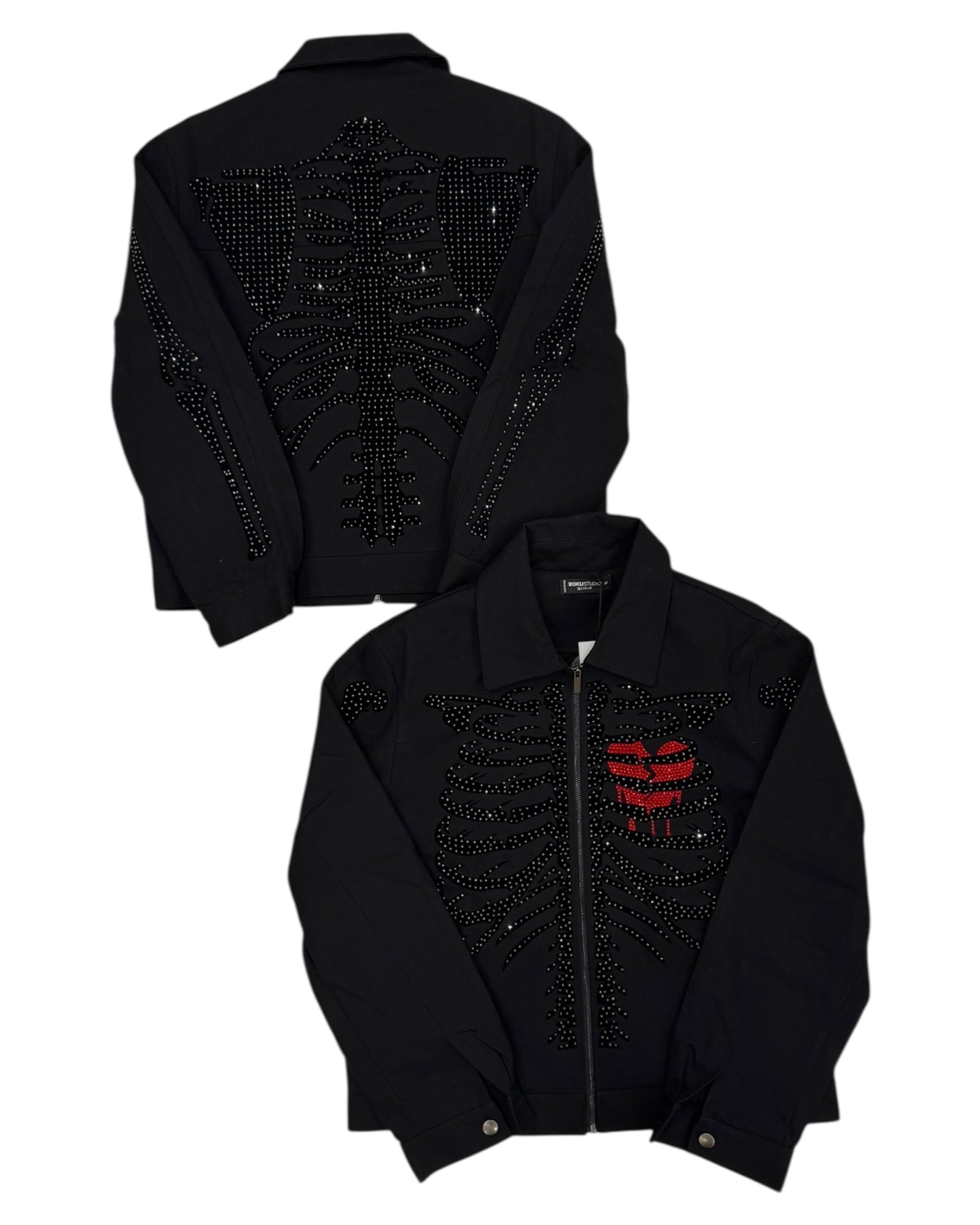 Roku Studio Jacket - Ribcage Canvas - Black - RK6481818 – Vengeance78