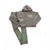 Rebel Minds Crop Set - Fear None - Taupe - 152-416-316