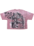 Rare Peace T-Shirt - Crop - Dust Pink - RT5043