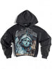 NME Hoodie - Tuff Zip - Washed Black - 161
